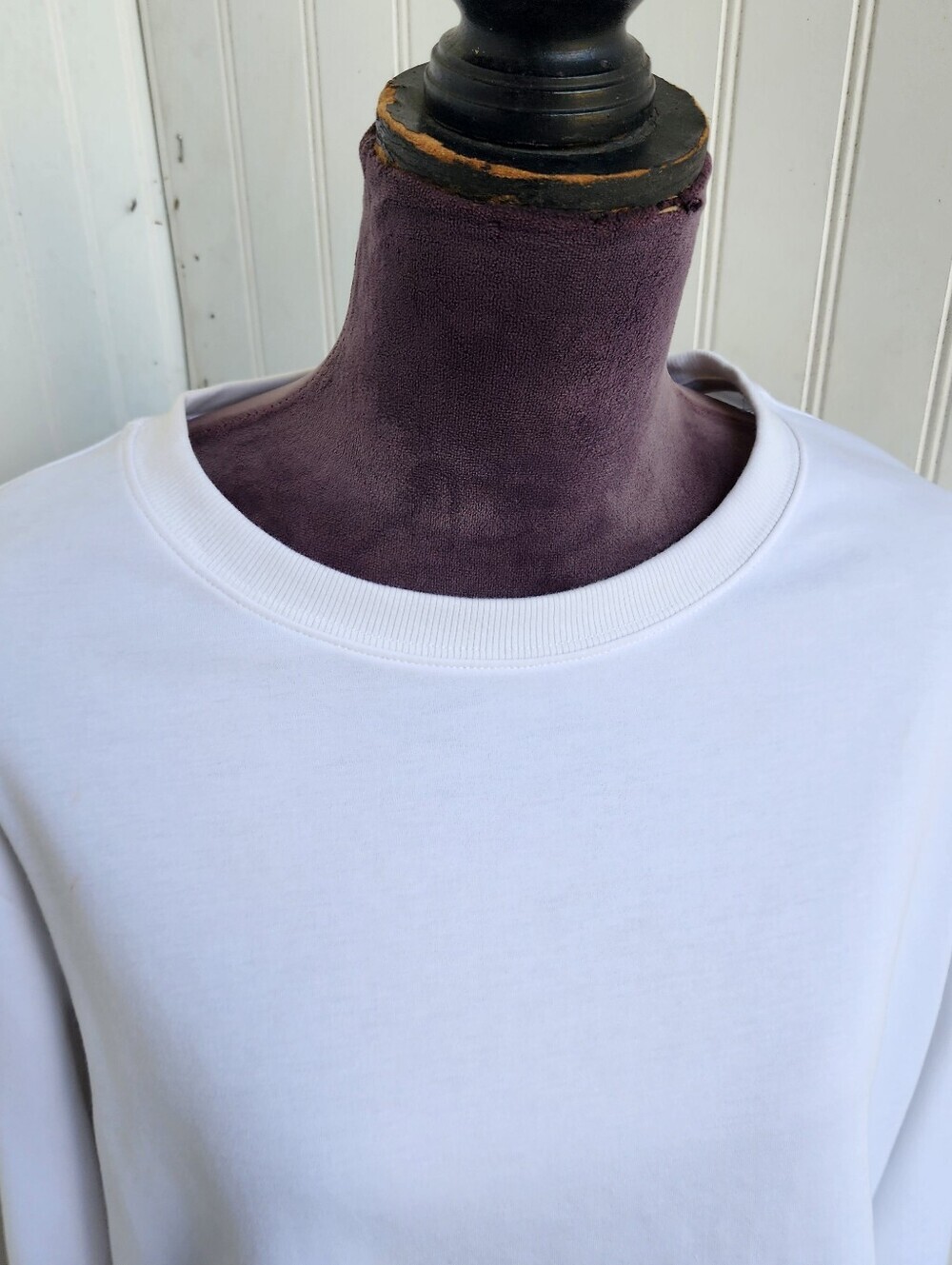 Athleta Women's Gallery White Long Sleeve Tunic Sweatshirt Athleisure Sz L - Picture 7 of 15